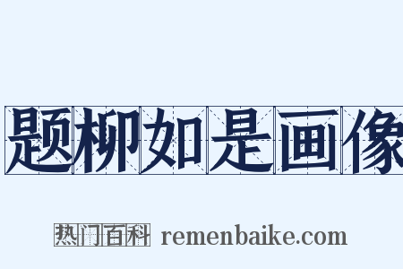 题柳如是画像是什么意思的图片